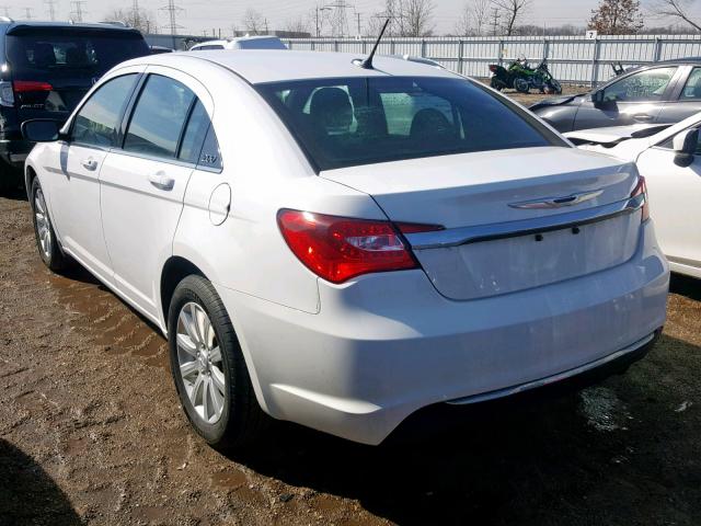 1C3CCBBBXCN303250 - 2012 CHRYSLER 200 TOURIN WHITE photo 3