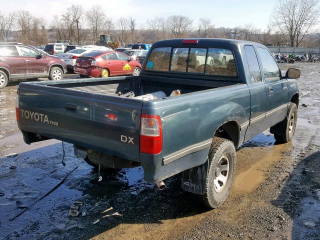 JT4VD22E5S0013280 - 1995 TOYOTA T100 XTRAC GREEN photo 4