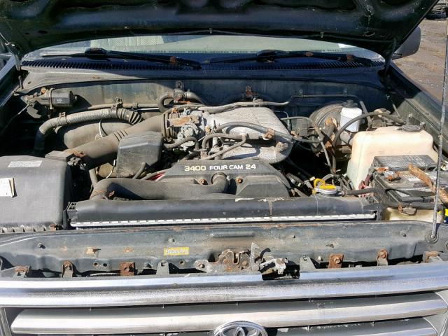 JT4VD22E5S0013280 - 1995 TOYOTA T100 XTRAC GREEN photo 7