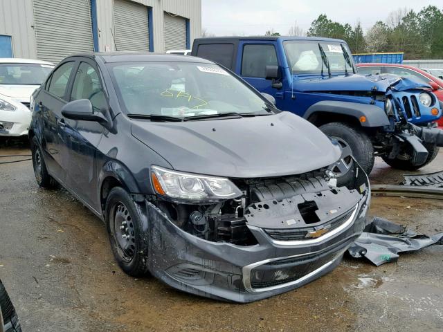 1G1JB5SH1H4157595 - 2017 CHEVROLET SONIC LS GRAY photo 1