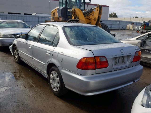2HGEJ6614XH528282 - 1999 HONDA CIVIC BASE Gümüş foto 3