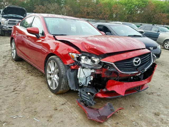 JM1GJ1V66E1139646 - 2014 MAZDA 6 TOURING RED photo 1