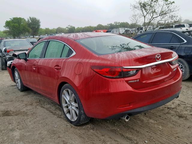 JM1GJ1V66E1139646 - 2014 MAZDA 6 TOURING RED photo 3