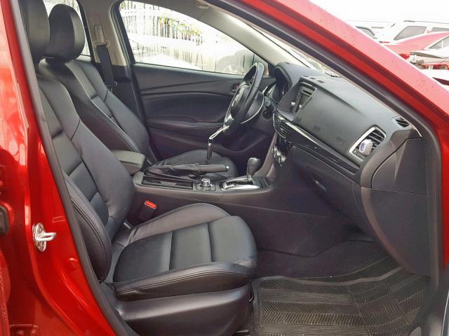 JM1GJ1V66E1139646 - 2014 MAZDA 6 TOURING RED photo 5