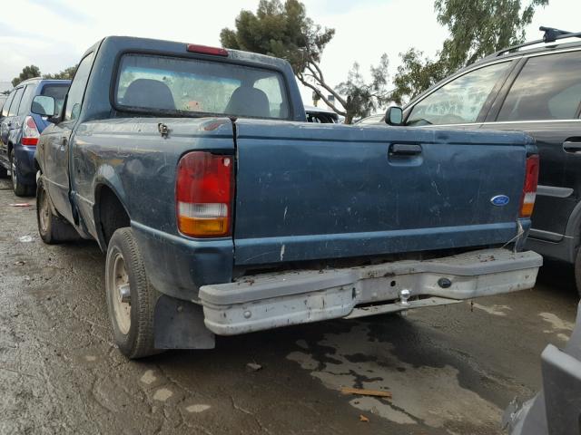 1FTCR10A6TPA51676 - 1996 FORD RANGER GREEN photo 3