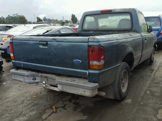 1FTCR10A6TPA51676 - 1996 FORD RANGER GREEN photo 4