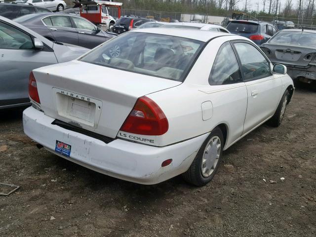 JA3AY31C11U049949 - 2001 MITSUBISHI MIRAGE LS WHITE photo 4