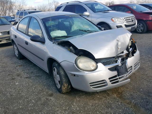 1B3ES26C73D140610 - 2003 DODGE NEON SE SILVER photo 1