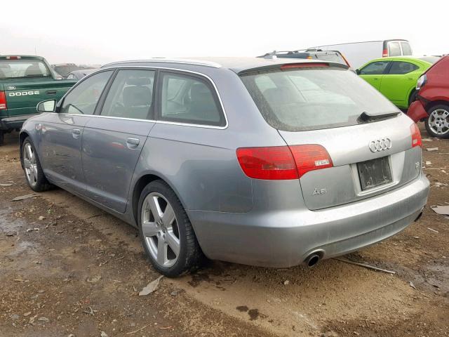 WAUKH74FX8N091878 - 2008 AUDI A6 AVANT Q GRAY photo 3