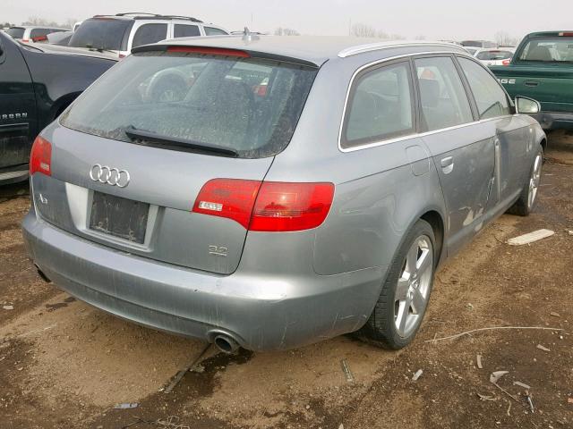 WAUKH74FX8N091878 - 2008 AUDI A6 AVANT Q GRAY photo 4