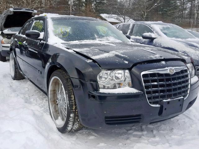 2C3JA43R65H652163 - 2005 CHRYSLER 300 BLACK photo 1