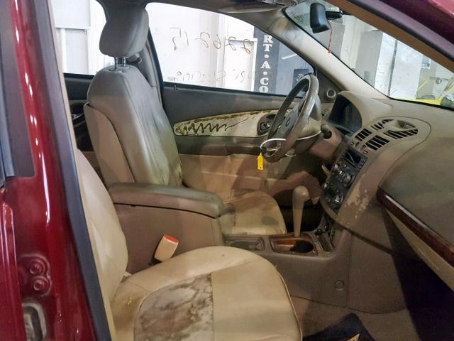 1G1ZU648X5F239602 - 2005 CHEVROLET MALIBU MAX 红色 照片 5