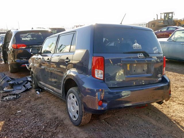 JTLZE4FE4CJ030074 - 2012 TOYOTA SCION XB 蓝色 照片 3