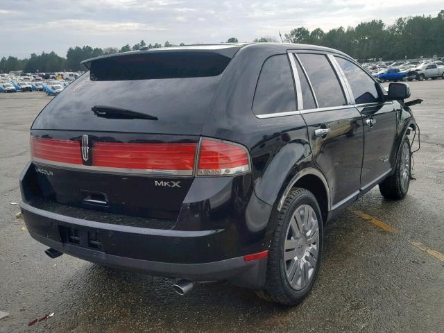 2LMDU68C58BJ29997 - 2008 LINCOLN MKX BLACK photo 4