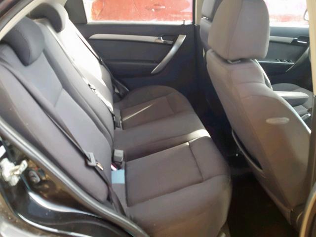 KL1TD56EX9B613088 - 2009 CHEVROLET AVEO LS BLACK photo 6