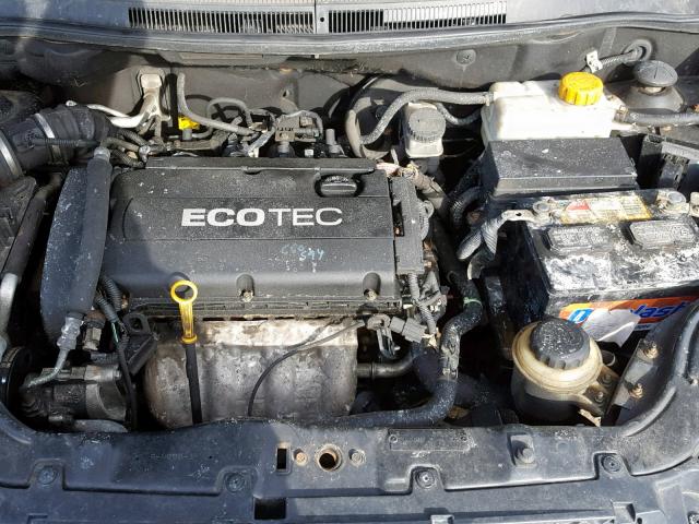 KL1TD56EX9B613088 - 2009 CHEVROLET AVEO LS BLACK photo 7