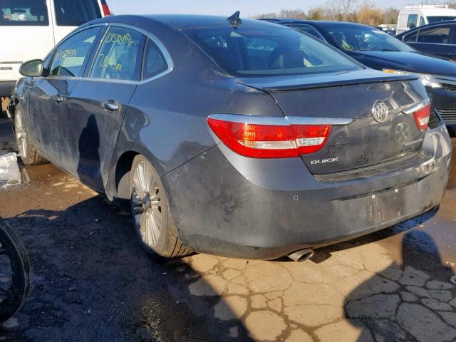 1G4PS5SK6D4157921 - 2013 BUICK VERANO GRAY photo 3