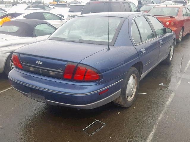 2G1WN52M3S9159640 - 1995 CHEVROLET LUMINA LS BLUE photo 4