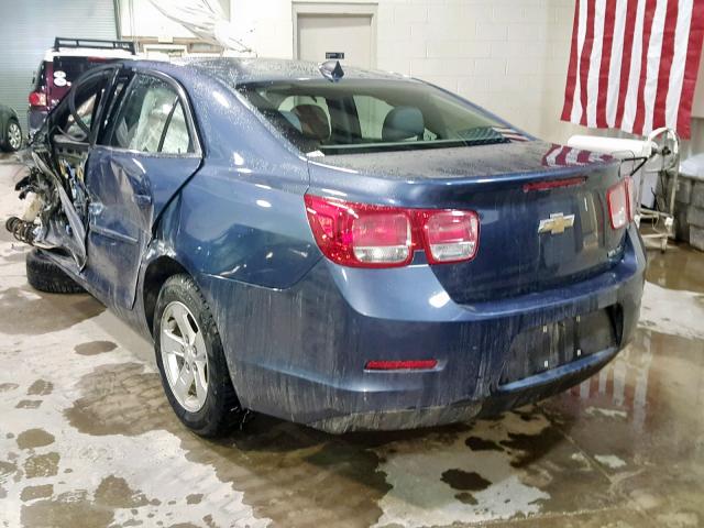 1G11B5SA6DF352531 - 2013 CHEVROLET MALIBU LS BLUE photo 3