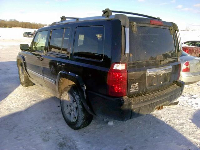1J8HG58N56C149936 - 2006 JEEP COMMANDER BLACK photo 3
