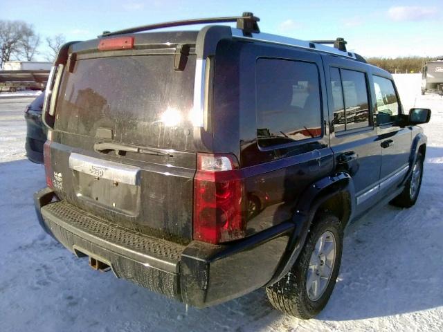 1J8HG58N56C149936 - 2006 JEEP COMMANDER BLACK photo 4