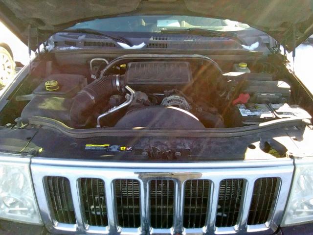 1J8HG58N56C149936 - 2006 JEEP COMMANDER BLACK photo 7