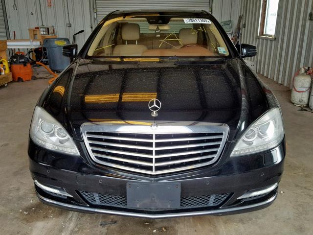 WDDNG7BB3AA295363 - 2010 MERCEDES-BENZ S 550 BLACK photo 9