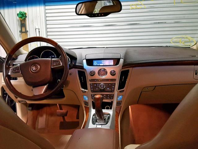 1G6DE5EG2A0108775 - 2010 CADILLAC CTS LUXURY BEIGE photo 9