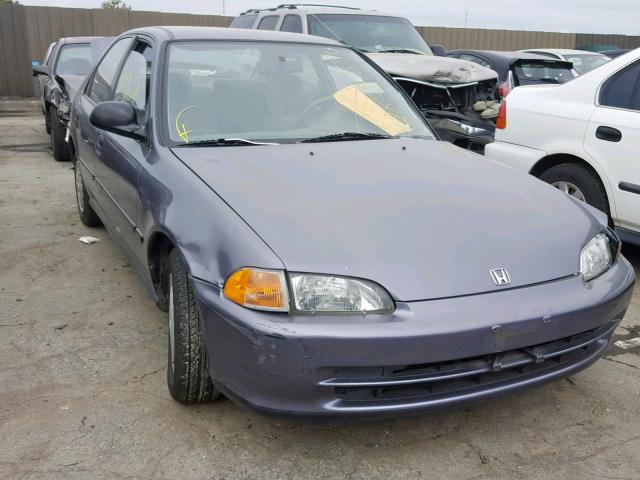 JHMEG8641SS017809 - 1995 HONDA CIVIC DX BLUE photo 1