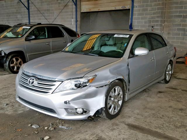 4T1BK3DB1BU405016 - 2011 TOYOTA AVALON BAS SILVER photo 2