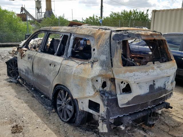 4JGDF6EE4FA605399 - 2015 MERCEDES-BENZ GL 450 4MA BURN photo 3