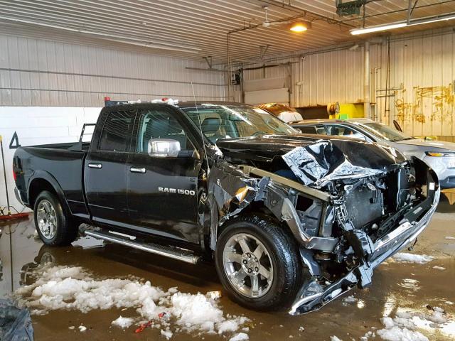 1C6RD7JT2CS271722 - 2012 DODGE RAM 1500 L BLACK photo 1