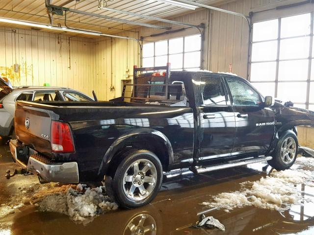 1C6RD7JT2CS271722 - 2012 DODGE RAM 1500 L BLACK photo 4