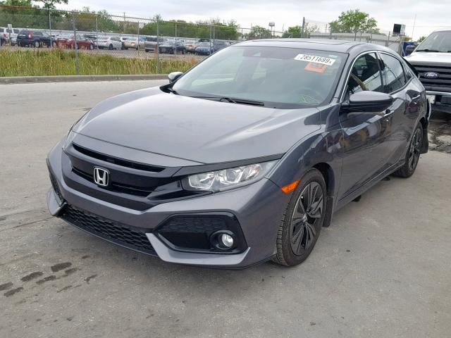 SHHFK7H83HU228805 - 2017 HONDA CIVIC EXL GRAY photo 2