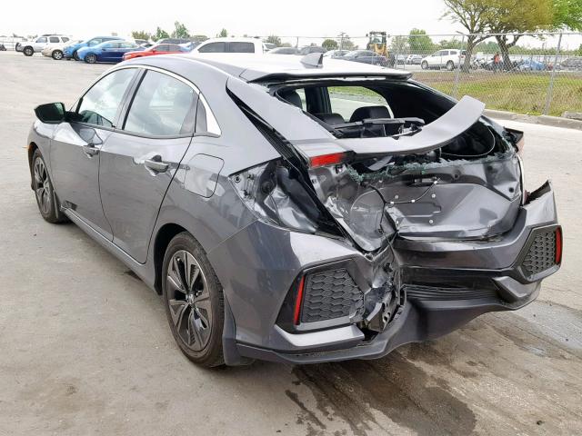 SHHFK7H83HU228805 - 2017 HONDA CIVIC EXL GRAY photo 3