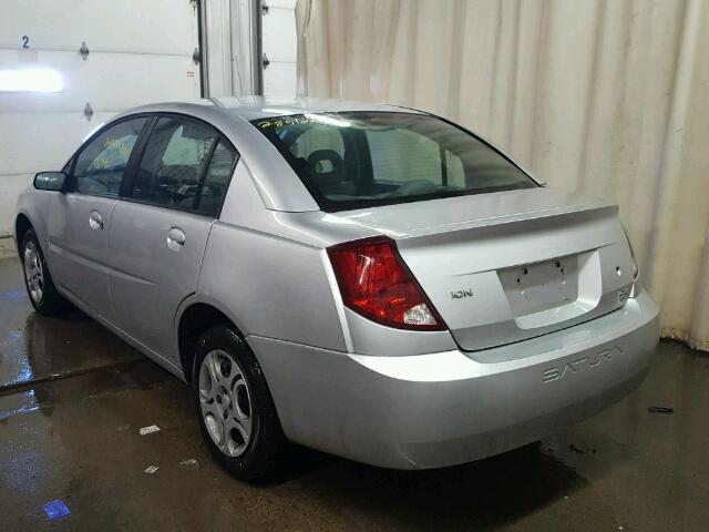 1G8AJ54FX5Z112542 - 2005 SATURN ION LEVEL SILVER photo 3