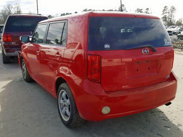 JTLKE50E791097163 - 2009 TOYOTA SCION XB 红色 照片 3