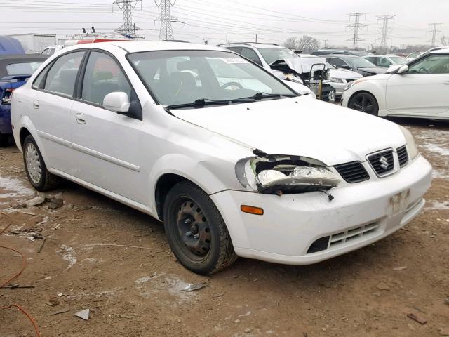 KL5JD56Z25K107533 - 2005 SUZUKI FORENZA S WHITE photo 1