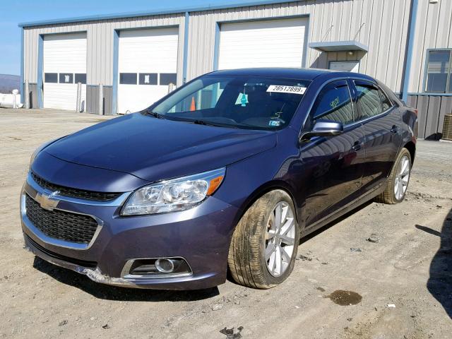 1G11E5SL0EF250832 - 2014 CHEVROLET MALIBU 2LT BLUE photo 2