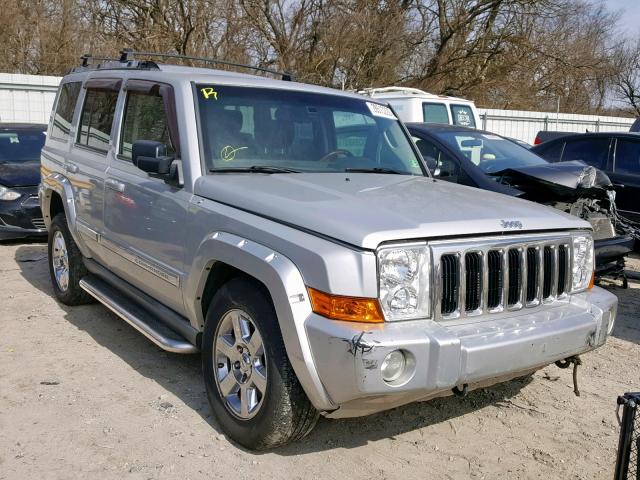 1J8HG58246C220338 - 2006 JEEP COMMANDER SILVER photo 1