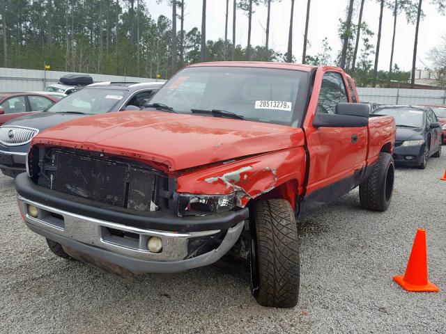 3B7KC2368XG118976 - 1999 DODGE RAM 2500 RED photo 2