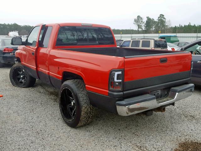 3B7KC2368XG118976 - 1999 DODGE RAM 2500 RED photo 3