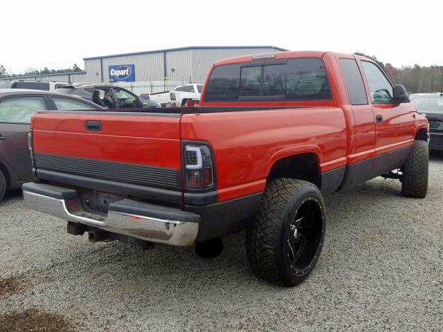 3B7KC2368XG118976 - 1999 DODGE RAM 2500 RED photo 4