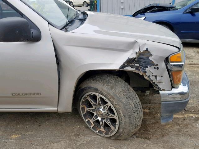 1GCCS136658195592 - 2005 CHEVROLET COLORADO GRAY photo 9