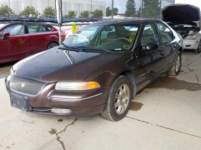 1C3EJ56X0VN582023 - 1997 CHRYSLER CIRRUS LX GRAY photo 2