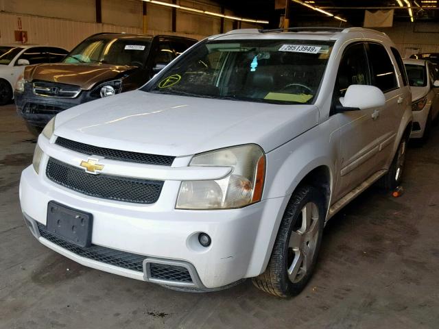 2CNDL737386026388 - 2008 CHEVROLET EQUINOX SP WHITE photo 2