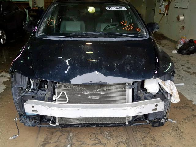 1HGFA16928L085311 - 2008 HONDA CIVIC EXL BLACK photo 9