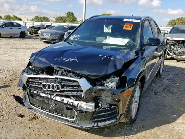 WA1BCCFS2HR010749 - 2017 AUDI Q3 PREMIUM BLACK photo 2