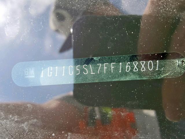 1G11C5SL7FF168801 - 2015 CHEVROLET MALIBU 1LT 棕色 照片 10