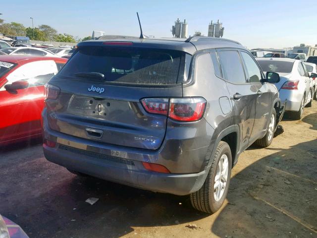 3C4NJCAB1HT658445 - 2017 JEEP COMPASS SP GRAY photo 4